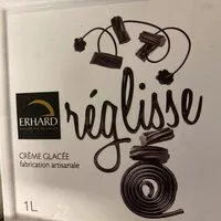 Mängden socker i Glace réglisse
