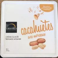 Mängden socker i Crème glacée cacahuètes