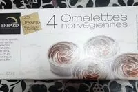 Mängden socker i 4 omelettes norvegiennes