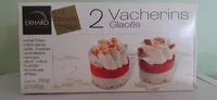 Mängden socker i 2 Vacherins glacés