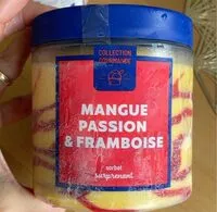 Mängden socker i Mangue passion & framboise