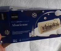 Mängden socker i Bûche glacée artisanale Alsacienne