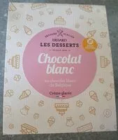 Mängden socker i Crème glacée Chocolat blanc