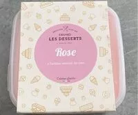 Mängden socker i Crème glacée goût Rose