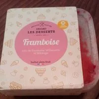 Mängden socker i Sorbet framboise