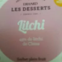 Mängden socker i Sorbet litchi sans gluten