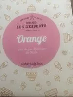 Mängden socker i Sorbet plein fruit orange