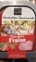 Mängden socker i Crème glacée Fraise