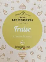 Mängden socker i Sorbet fraise