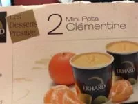 Mängden socker i Deux mini potsclémentine