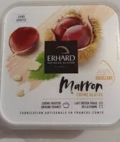 Mängden socker i Crème glacée Marron Erhard