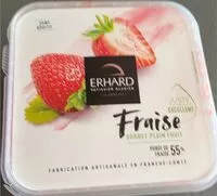 Mängden socker i Sorbet plein fruit