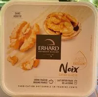 Mängden socker i Crème glacée noix