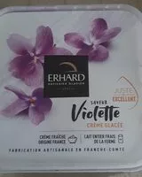 Mängden socker i Crème glacée saveur violette