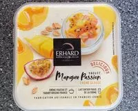 Mängden socker i Crème glacée mangue passion