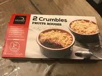 Mängden socker i Crumble fruits rouges