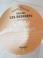 Mängden socker i Entremets fleur fruits rouge