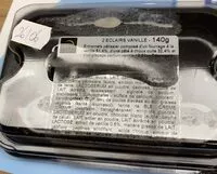 Mängden socker i 2 eclairs vanille