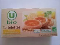 Mängden socker i tartelettes citron et farine d'épeautre