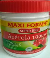 Mängden socker i Acérola 1000 bio