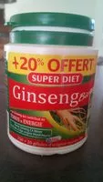 Mängden socker i Ginseng bio