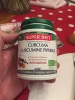 Mängden socker i Super Diet Articulations Bio 120 Gélules