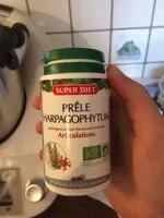 Mängden socker i Prêle Harpagophytum Bio - 90 Gélules - Super Diet