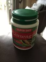 Mängden socker i Ginseng Panax Ca Meyer Bio - 150 Gélules - Super Diet