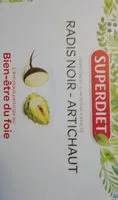Mängden socker i Radis Noir Artichaut Bio - 20 Ampoules - Super Diet