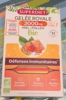 Mängden socker i Gelée royale