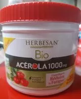 Mängden socker i Acérola 1000 mg