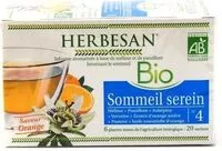 Mängden socker i Herbesan Sommeil Serein Bio - 20 Sachets - Herbesan