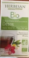 Mängden socker i Infusion Détox Bio