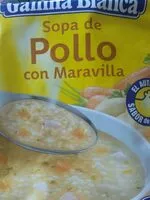 Mängden socker i Sopa de pollo con maravilla