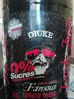 Mängden socker i Diuke 0% sucres