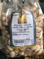 Mängden socker i Pistache grillée salée coque grosse