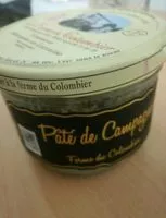 Mängden socker i Pâté de campagne