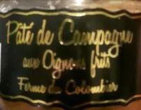 Mängden socker i Pâté de campagne aux oignons frits
