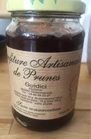 Mängden socker i Confiture artisanale de prunes