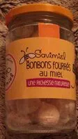 Mängden socker i BONBONS FOURES AU MIEL