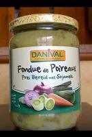 Mängden socker i Fondue de Poireaux