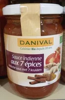 Mängden socker i Sauce indienne aux 7 épices