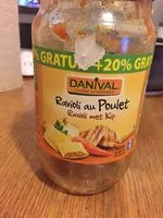 Mängden socker i Ravioli Poulet +20%