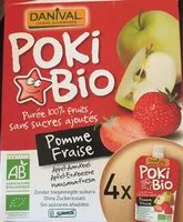 Mängden socker i Etui 4 Pokibio Pomme Fraise