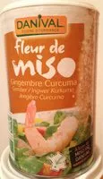 Mängden socker i Fleur De Miso Curcuma Et Gingembre