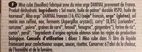 Mängden socker i Miso Cube (Bouillon) Curry Doux Bio