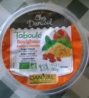 Mängden socker i Taboulé boulghour basilic et menthe