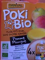 Mängden socker i Poki Bio Pomme-Mangue Purée 100% fruits