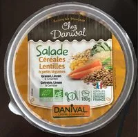 Mängden socker i Salade céréales, lentilles & petits légumes