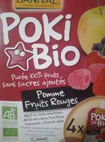 Mängden socker i Poki Bio Pomme Fruits Rouges